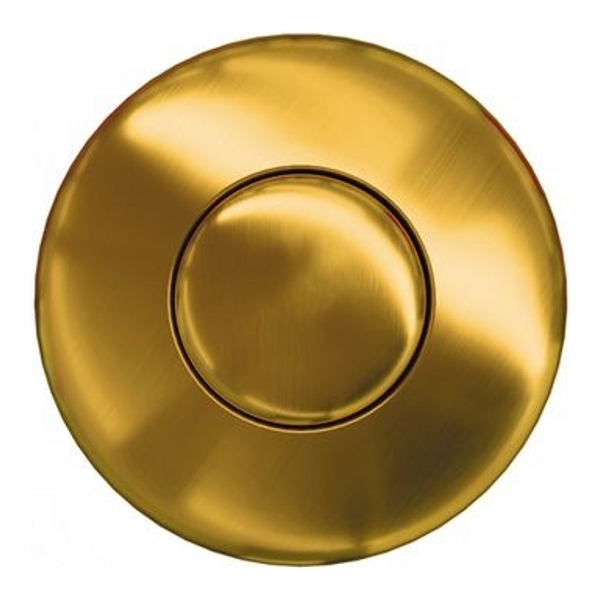 Пневматическая кнопка для измельчителя SW-01-G нерж.сталь/золото - фото