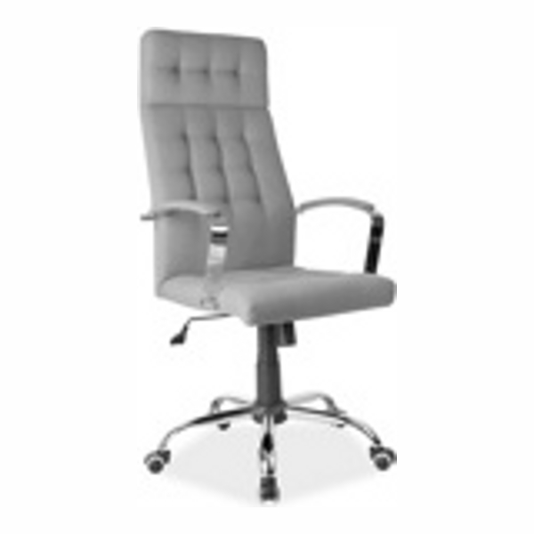 Кресло компьютерное SIGNAL Q-136 серый - фото