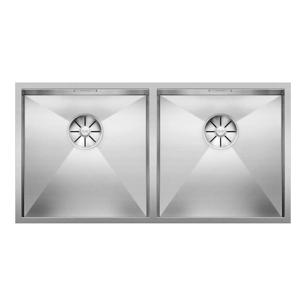 Кухонная мойка Blanco Zerox 400/400-U (нержавеющая сталь) - фото