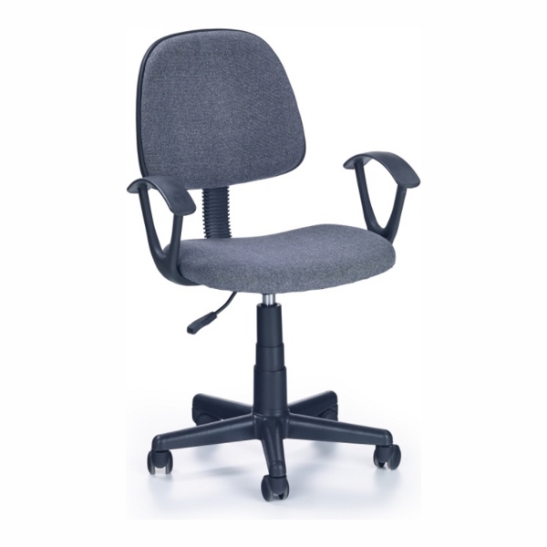 Кресло компьютерное HALMAR DARIAN BIS серый/черный - фото