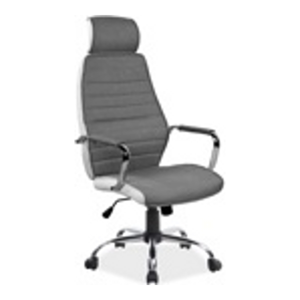 Кресло компьютерное SIGNAL Q-035 белый/серый - фото