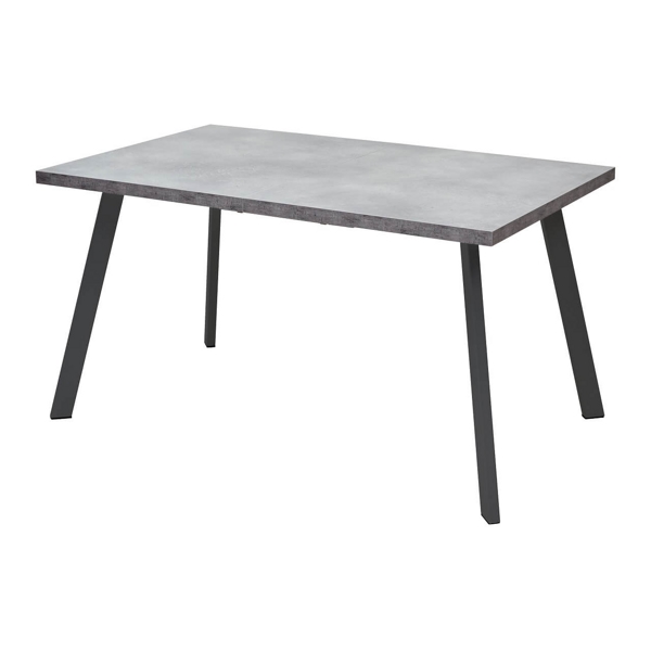 Стол обеденный Mebelart BRICK M 120 (бетон портленд/черный) - фото