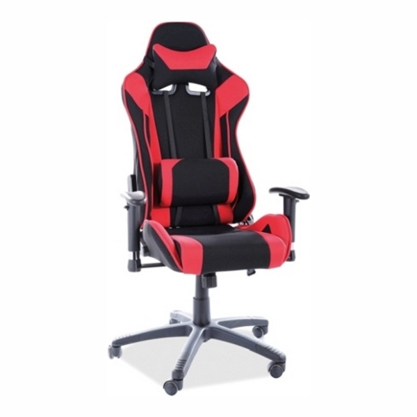 Кресло компьютерное SIGNAL VIPER красный/черный - фото