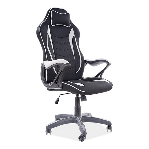 Кресло компьютерное SIGNAL ZENVO серый/черный - фото