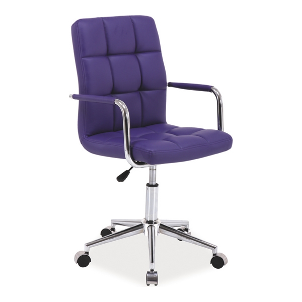 Кресло компьютерное SIGNAL Q-022 фиолетовый - фото