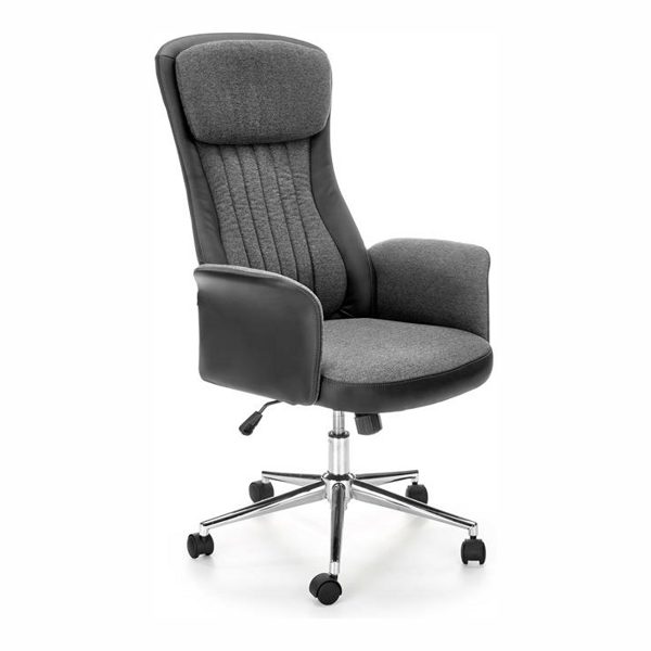 Кресло компьютерное HALMAR ARGENTO (графит/черный) - фото