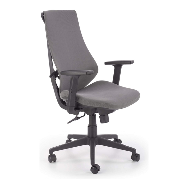 Кресло компьютерное HALMAR RUBIO (серый/черный) - фото