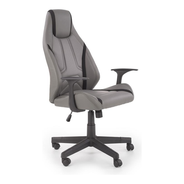 Кресло компьютерное HALMAR TANGER (серый/черный) - фото