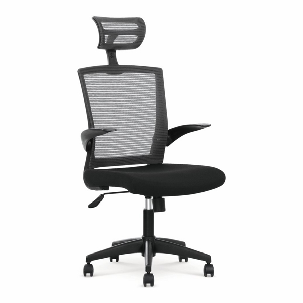 Кресло компьютерное HALMAR VALOR черный/серый - фото