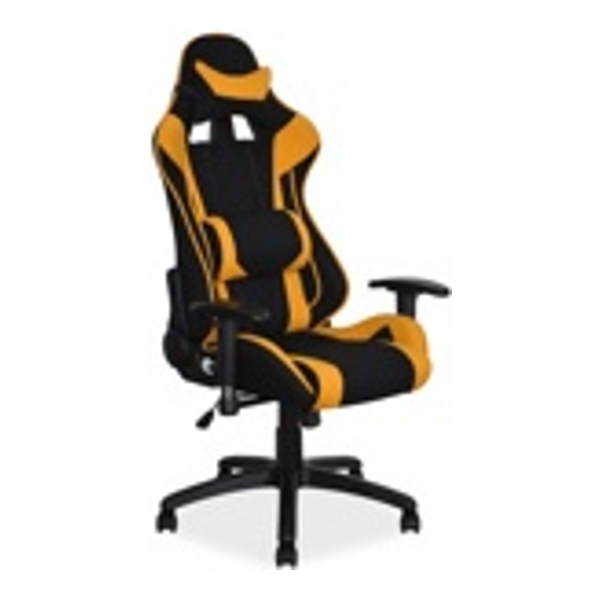 Кресло компьютерное SIGNAL VIPER черный/желтый - фото
