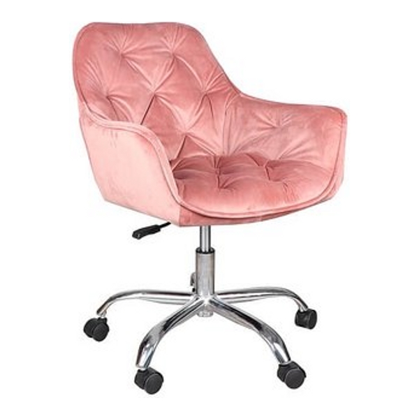 Кресло компьютерное SIGNAL Q-190 VELVET BLUVEL 52 античный розовый - фото