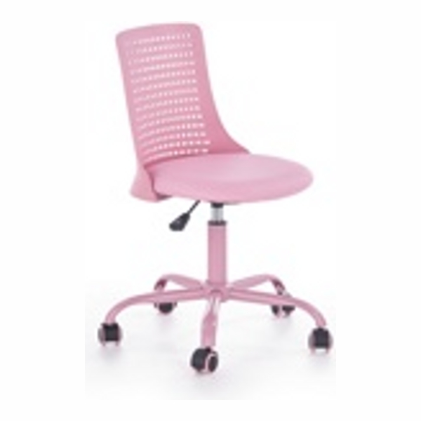 Кресло компьютерное HALMAR PURE розовый/розовый - фото