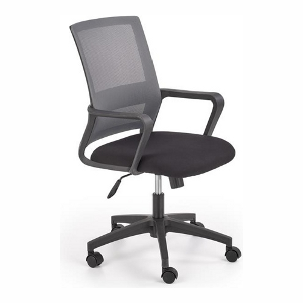 Кресло компьютерное HALMAR MAURO черный/серый - фото
