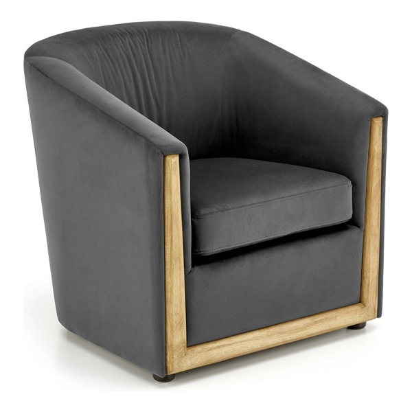 Кресло HALMAR ENRICO серый - фото