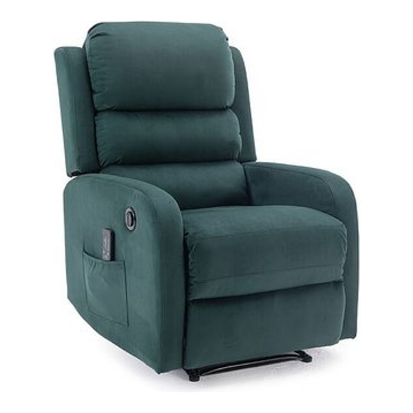 Кресло SIGNAL PEGAZ M VELVET Bluvel 78 раскладное, зеленый - фото