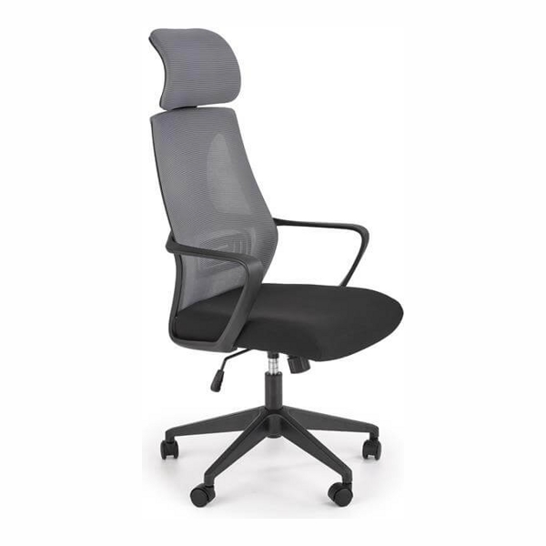Кресло компьютерное HALMAR VALDEZ (черный/серый) - фото