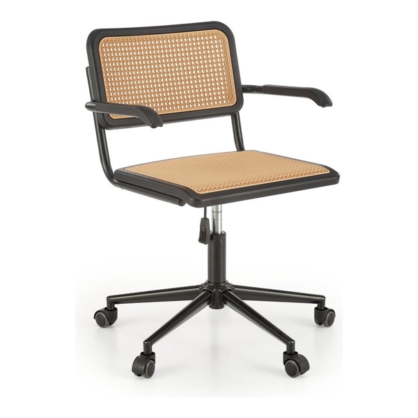 Кресло компьютерное HALMAR INCAS коричневый/черный - фото