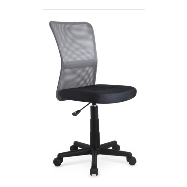 Кресло компьютерное HALMAR DINGO серо-черный/черный - фото