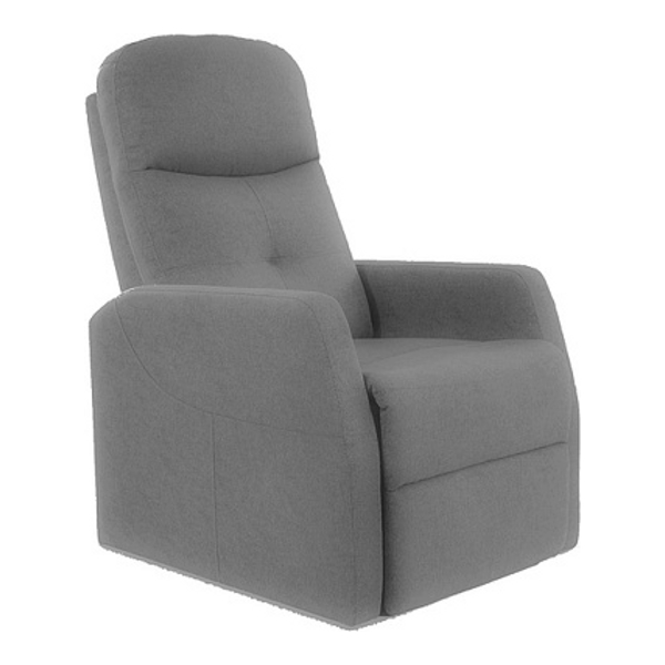 Кресло SIGNAL ARES VELVET Bluvel14 раскладное, серый - фото