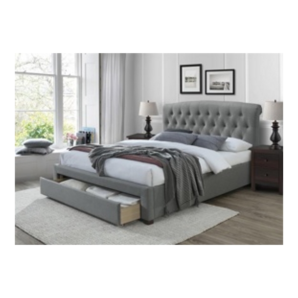 Кровать HALMAR AVANTI серый, 160/200 - фото