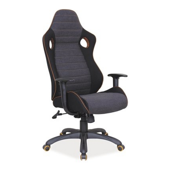 Кресло компьютерное SIGNAL Q-229 черный/серый - фото