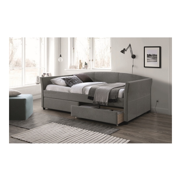 Кровать SIGNAL LANTA TAP. 54 серый, 90/200 - фото