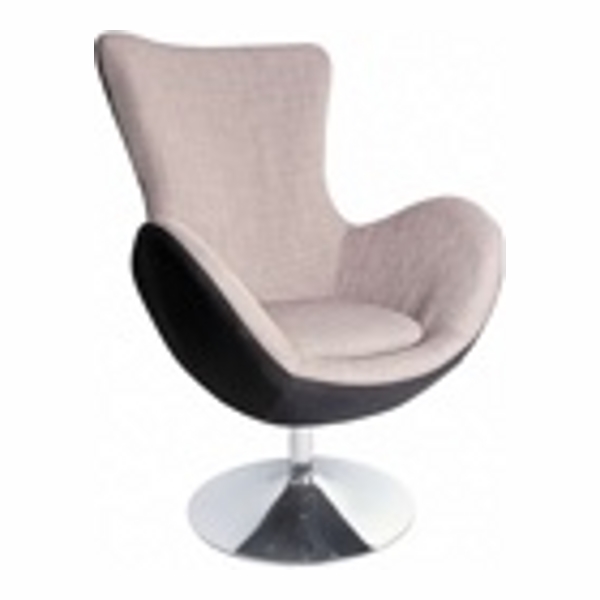 Кресло HALMAR BUTTERFLY серый/хром - фото