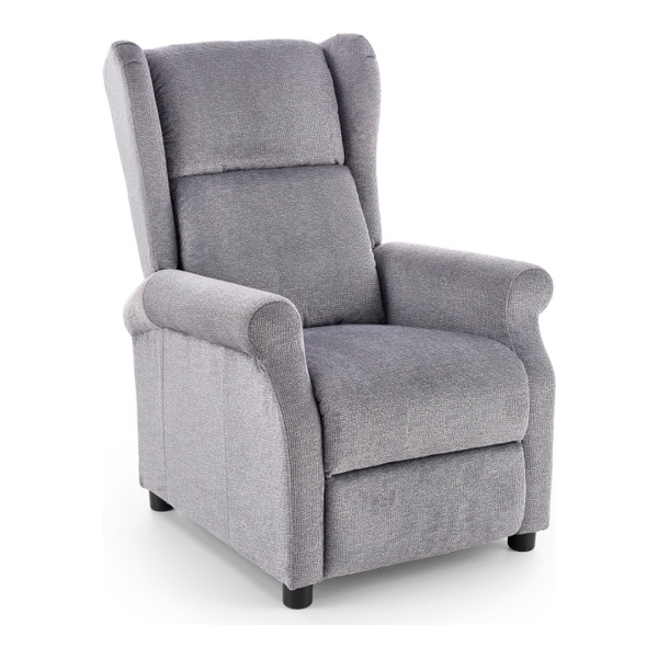 Кресло HALMAR AGUSTIN раскладное, серый - фото