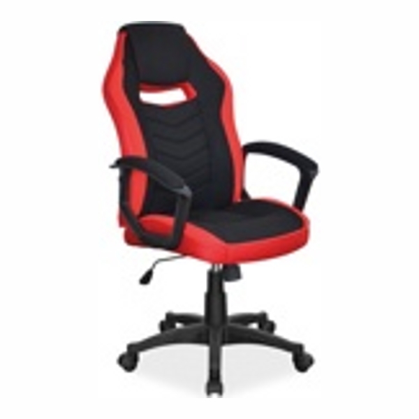 Кресло компьютерное SIGNAL CAMARO черный/красный - фото