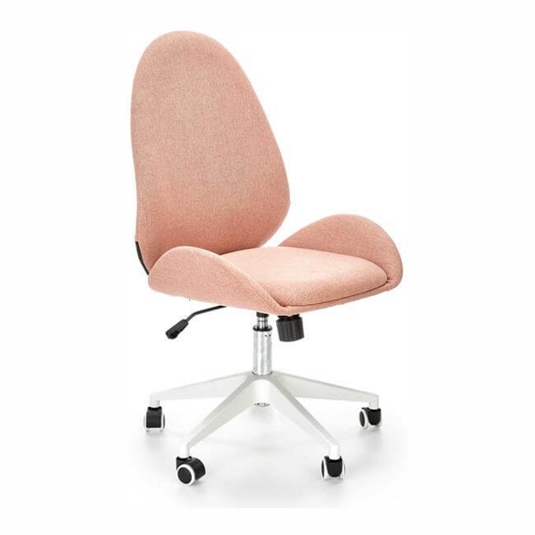 Кресло компьютерное HALMAR FALCAO (розовый/белый) - фото