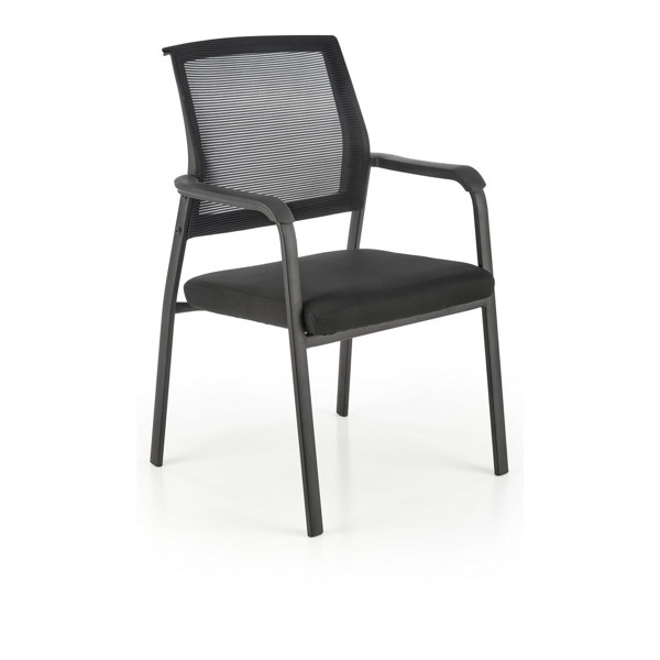 Кресло HALMAR BERGEN черный - фото