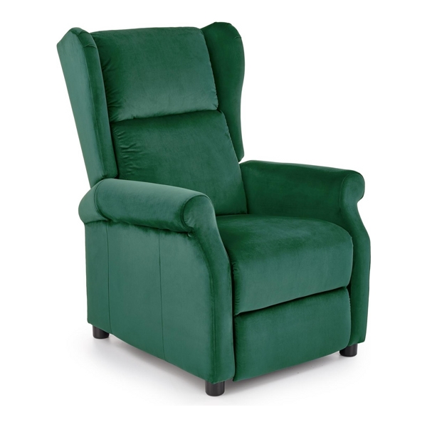 Кресло HALMAR AGUSTIN 2 раскладное, темно-зеленый - фото
