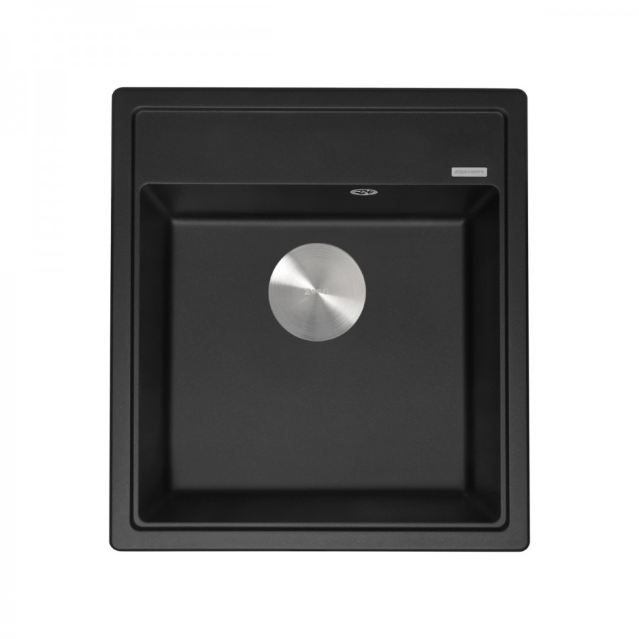 Мойка ZORG Rock 46 PREMIUM black metallic - фото