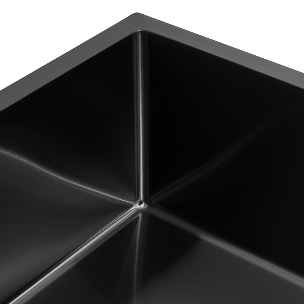 Мойка ARFEKA ECO AR 450*450 BLACK PVD NANO - фото4