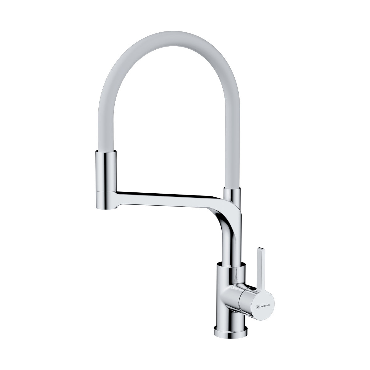 Смеситель для кухни Omoikiri Sinto 2 Plus C WH хром/белый - фото