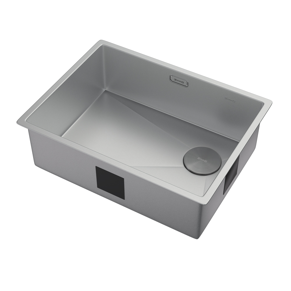 Мойка ZORG ZEROX 59 U / IF SIDE SF ZURINOX STEEL - фото