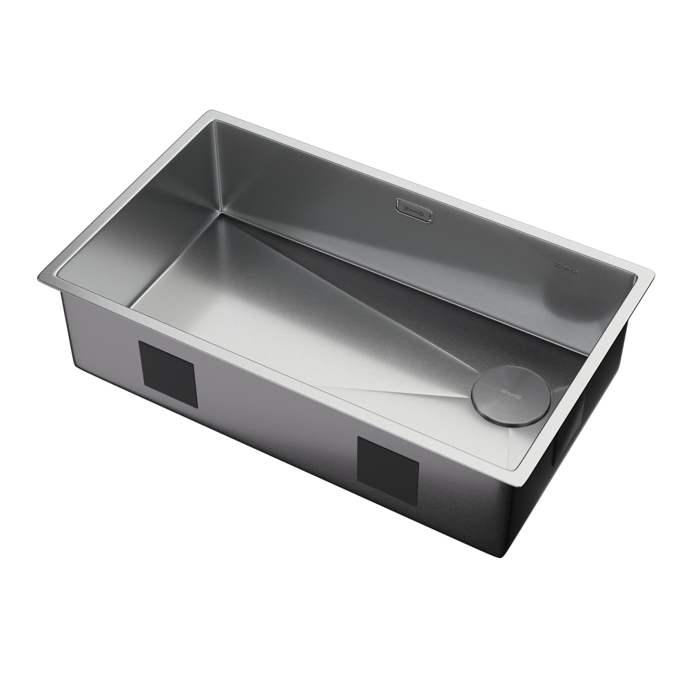 Мойка ZORG ZEROX 74 U / IF SIDE SF STEEL - фото
