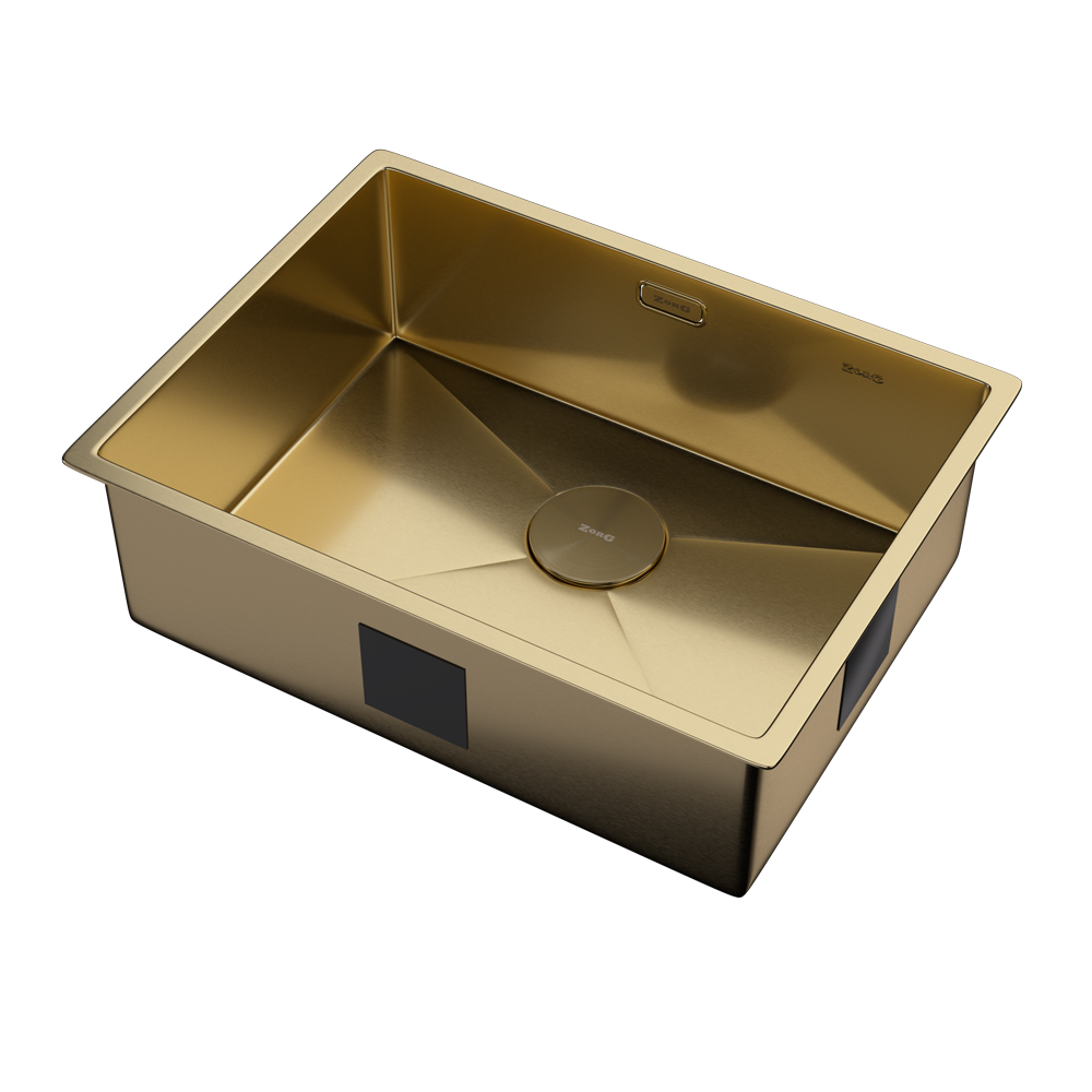 Мойка ZORG ZEROX 59 U / IF PVD GOLD - фото