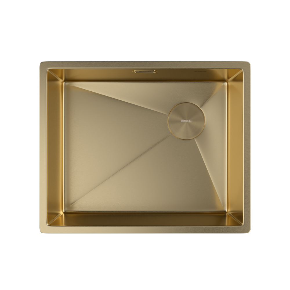 Мойка ZORG ZEROX 54 U / IF SIDE SF PVD GOLD - фото2