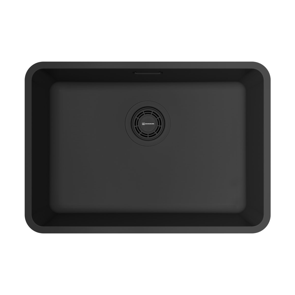 Кухонная мойка из нержавейки Omoikiri Omi 53-U/I-GB Ultra Mini графит - фото
