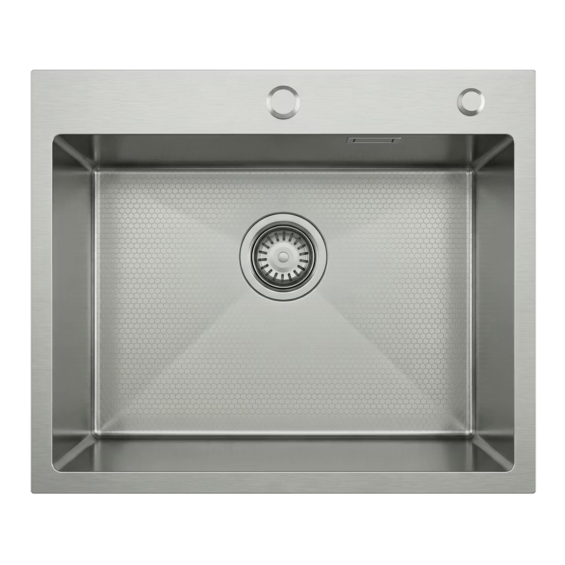 Кухонная мойка из нержавейки BLANTEK LS-5848H Honeycomb - фото