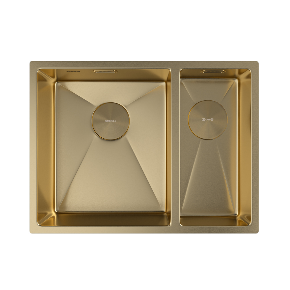 Мойка ZORG ZEROX 58-2 U / IF-R PVD GOLD - фото2