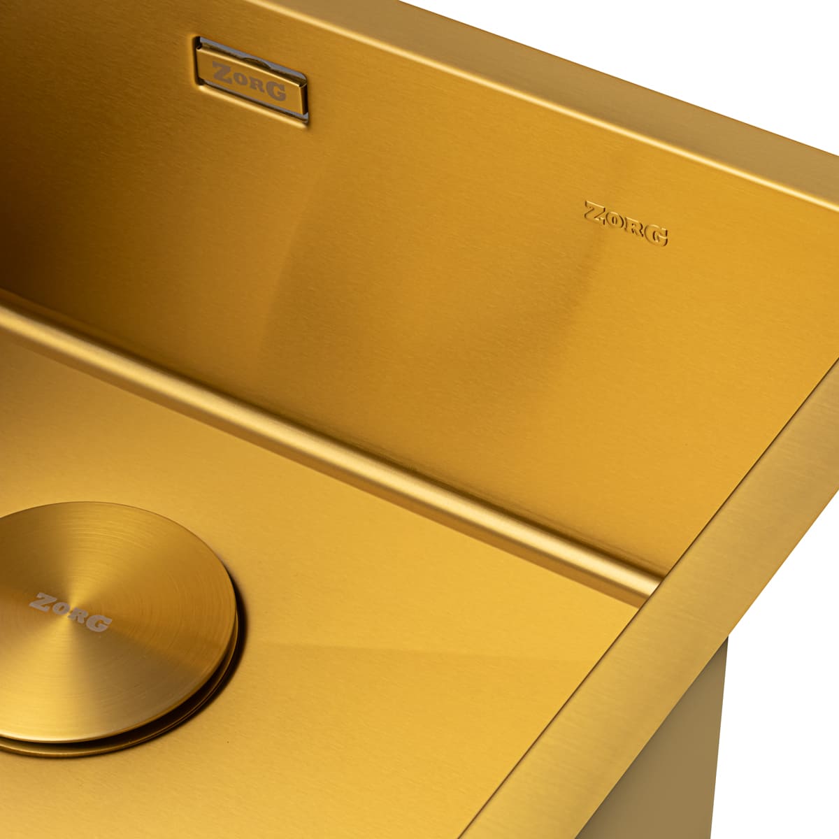 Мойка ZORG ZRN 4555 PREMIUM PVD Gold - фото4