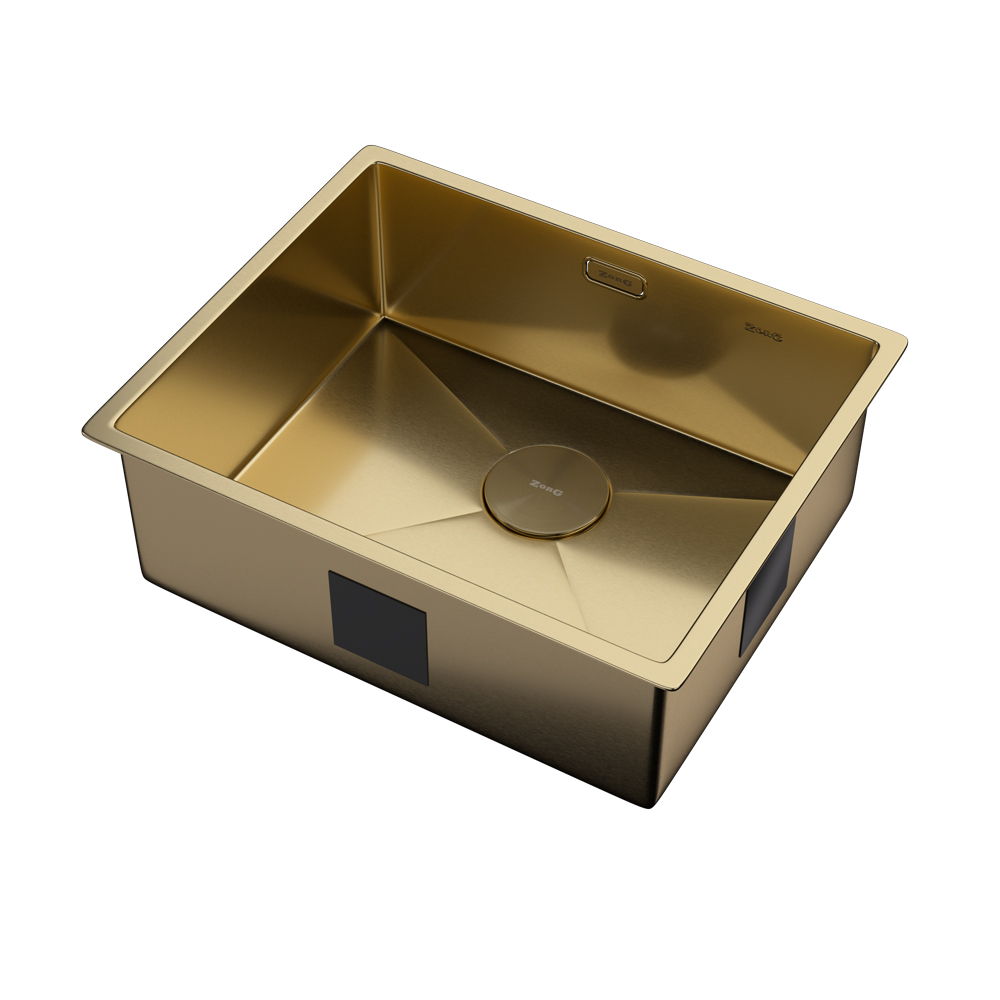 Мойка ZORG ZEROX 54 U / IF PVD GOLD - фото