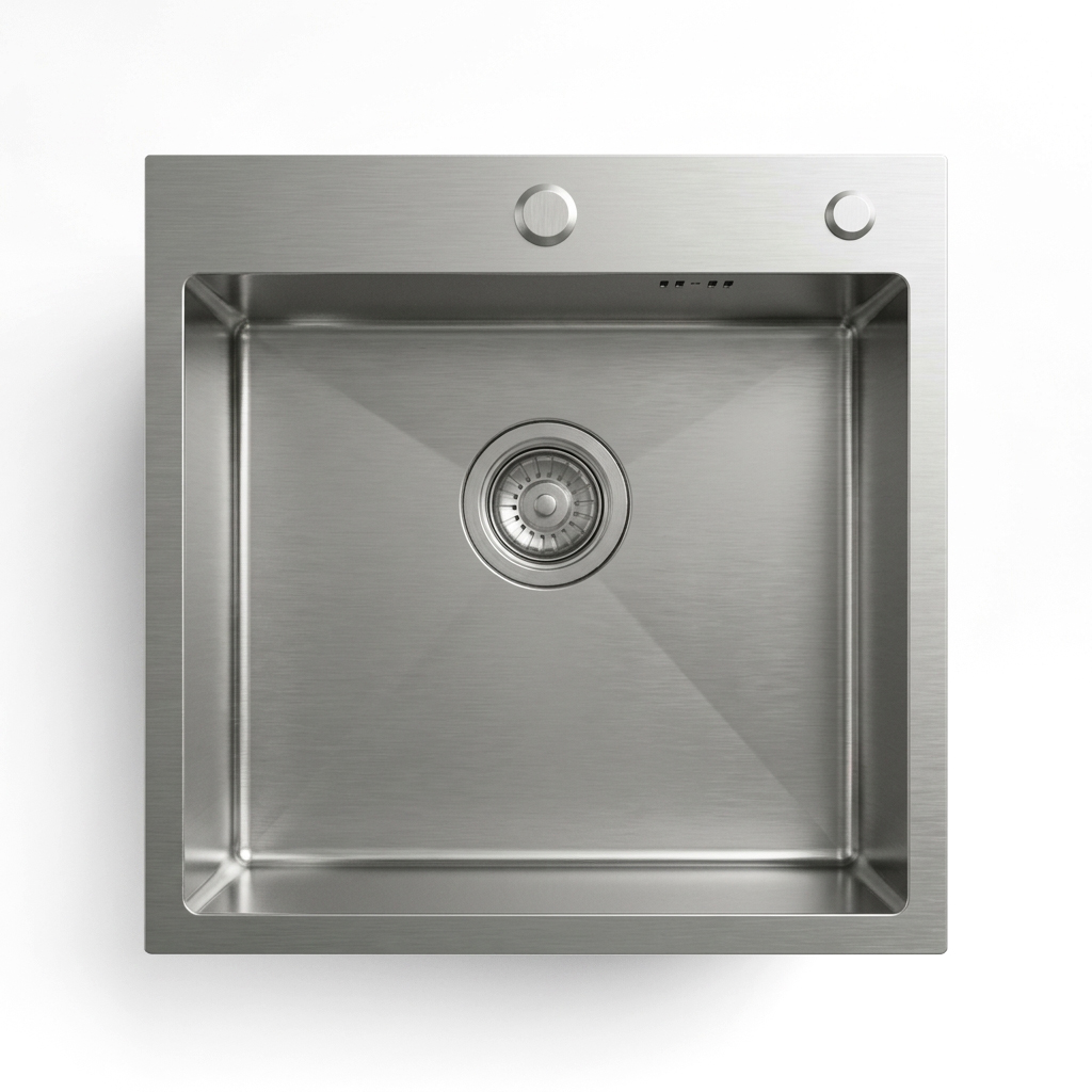Кухонная мойка из нержавейки BLANTEK FS-5050S Brushed ECO - фото