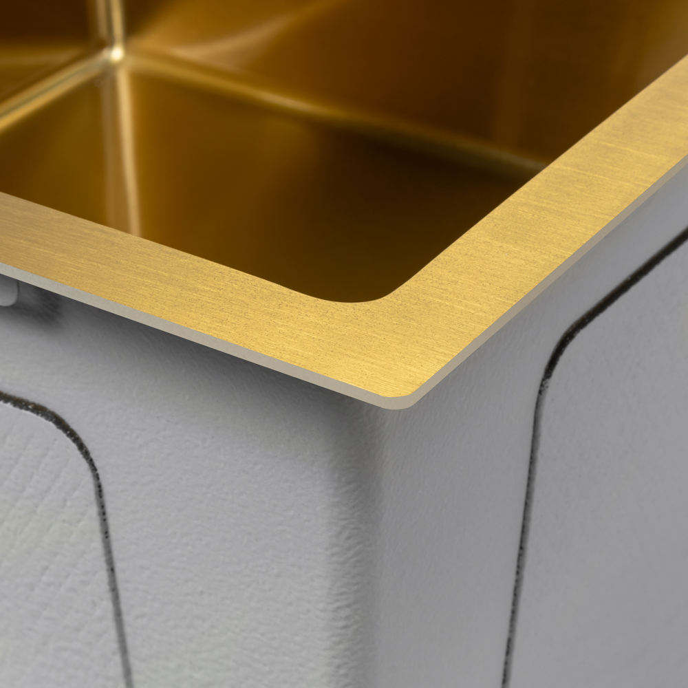 Мойка ARFEKA ECO AR 450*450 GOLD PVD NANO - фото2