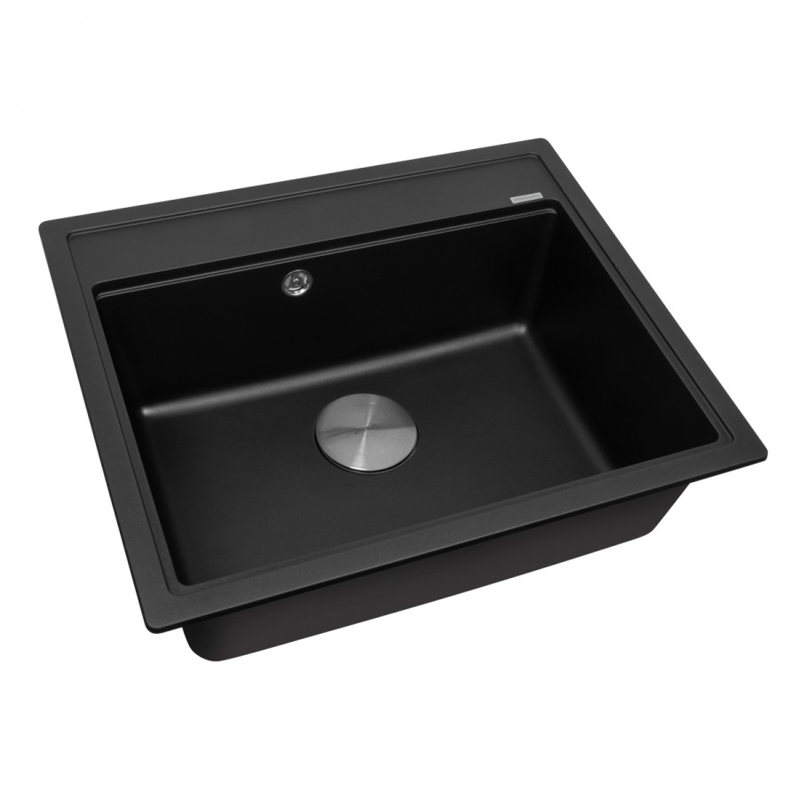 Мойка ZORG Rock 60 PREMIUM black metallic - фото2