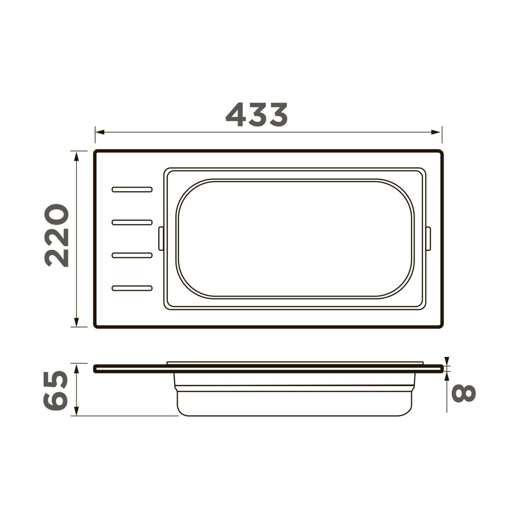 Контейнер для мойки Omoikiri DC-01-1 LG - фото2