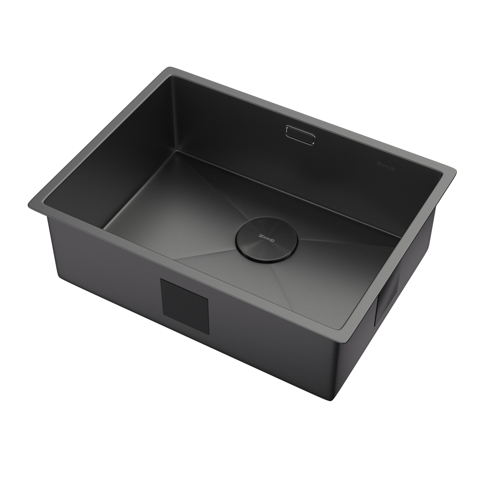 Мойка ZORG ZEROX 59 U / IF ZURINOX PVD GUNBLACK - фото