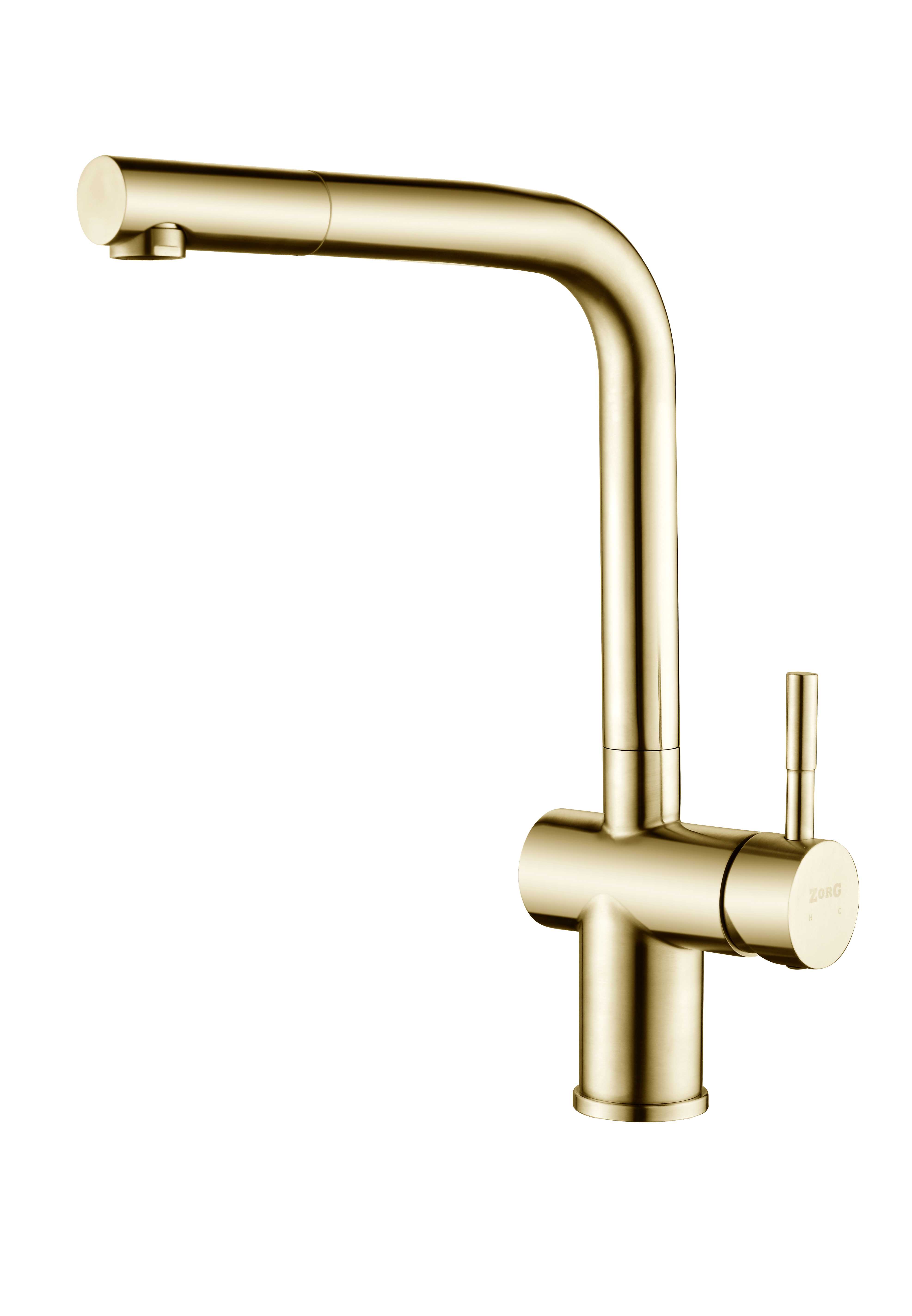 Смеситель для кухни ZORG TITAN PREMIUM PVD Gold - фото